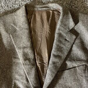 Ermenegildo Zegna Suit Jacket Mens 54L Cashmere Blazer Sport Coat